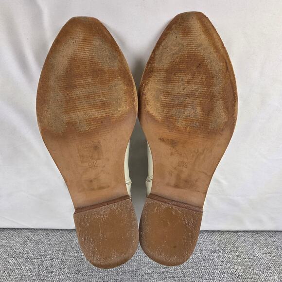 MADEWELL WOMEN'S THE CHARLEY CREAM LEATHER ANKLE BOOTS STYLE K5308 SIZE 9.5 - Picture 8 of 12